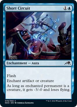 Short Circuit card from Kamigawa: Neon Dynasty