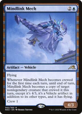 Mindlink Mech card from Kamigawa: Neon Dynasty