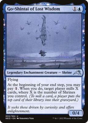 Go-Shintai of Lost Wisdom card from Kamigawa: Neon Dynasty