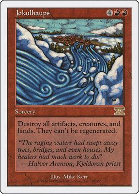 Jokulhaups card from Classic Sixth Edition