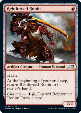 Reinforced Ronin card from Kamigawa: Neon Dynasty