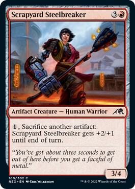 Scrapyard Steelbreaker card from Kamigawa: Neon Dynasty
