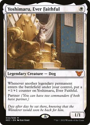 Yoshimaru, Ever Faithful card from Commander: Kamigawa: Neon Dynasty