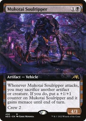 Mukotai Soulripper (Extended Art) card from Kamigawa: Neon Dynasty