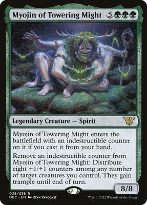 Myojin of Towering Might card from Commander: Kamigawa: Neon Dynasty