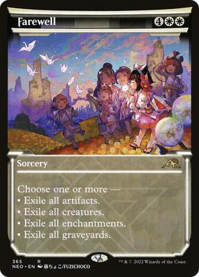 Farewell (Showcase) card from Kamigawa: Neon Dynasty