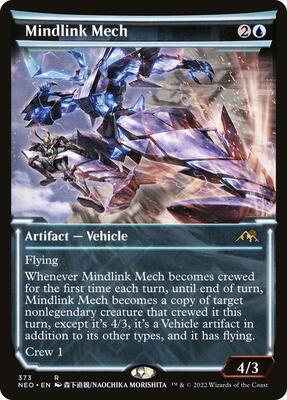Mindlink Mech (Showcase) card from Kamigawa: Neon Dynasty