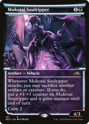 Mukotai Soulripper (Showcase) card from Kamigawa: Neon Dynasty