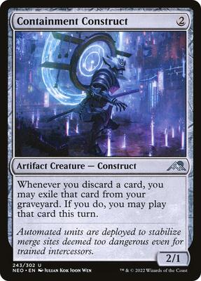Containment Construct card from Kamigawa: Neon Dynasty