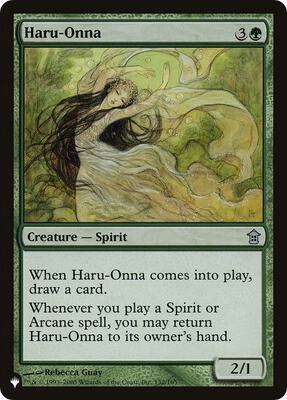 Haru-Onna card from The List Reprints