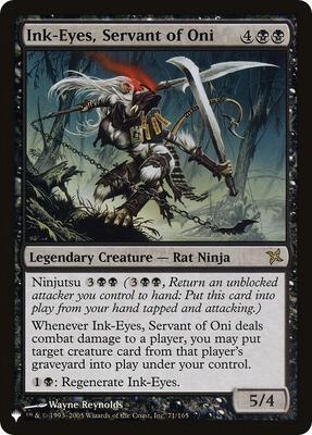 Ink-Eyes, Servant of Oni card from The List Reprints