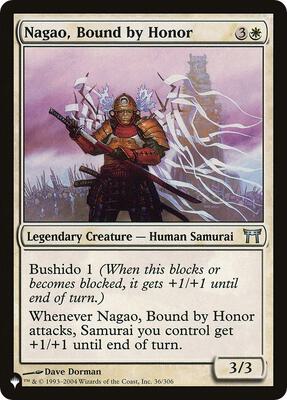 Nagao, Bound by Honor card from The List Reprints