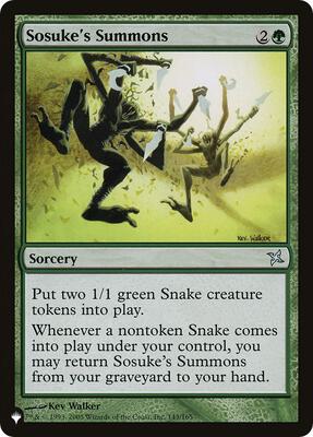 Sosuke's Summons card from The List Reprints