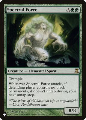 Spectral Force card from The List Reprints