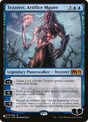 Tezzeret, Artifice Master card from The List Reprints