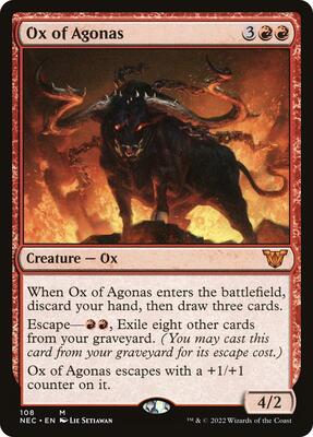 Ox of Agonas card from Commander: Kamigawa: Neon Dynasty