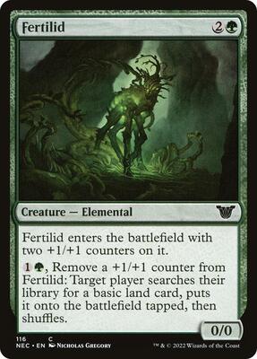 Fertilid card from Commander: Kamigawa: Neon Dynasty