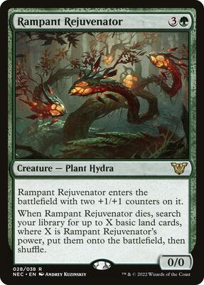 Rampant Rejuvenator card from Commander: Kamigawa: Neon Dynasty