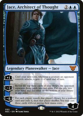 Jace, Architect of Thought card from Commander: Kamigawa: Neon Dynasty