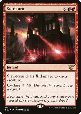 Starstorm card from Commander: Kamigawa: Neon Dynasty