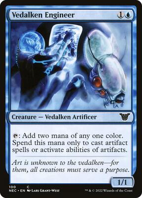 Vedalken Engineer card from Commander: Kamigawa: Neon Dynasty
