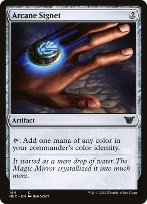 Arcane Signet card from Commander: Kamigawa: Neon Dynasty