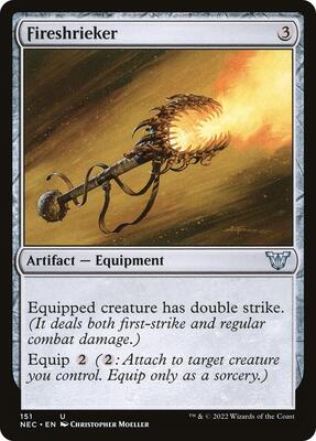 Fireshrieker card from Commander: Kamigawa: Neon Dynasty