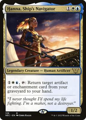 Hanna, Ship's Navigator card from Commander: Kamigawa: Neon Dynasty