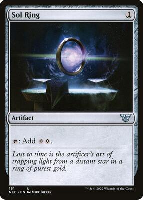 Sol Ring card from Commander: Kamigawa: Neon Dynasty