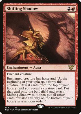 Shifting Shadow card from Commander: Kamigawa: Neon Dynasty
