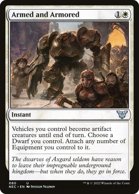 Armed and Armored card from Commander: Kamigawa: Neon Dynasty