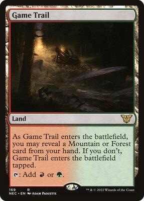 Game Trail card from Commander: Kamigawa: Neon Dynasty