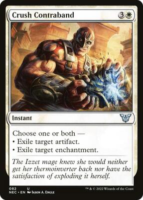 Crush Contraband card from Commander: Kamigawa: Neon Dynasty