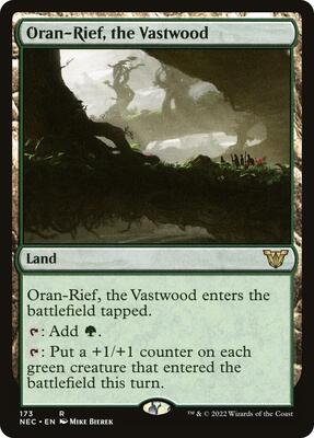 Oran-Rief, the Vastwood card from Commander: Kamigawa: Neon Dynasty