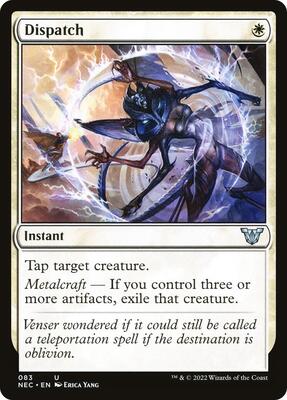 Dispatch card from Commander: Kamigawa: Neon Dynasty