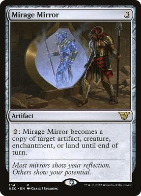 Mirage Mirror card from Commander: Kamigawa: Neon Dynasty