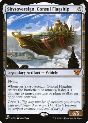 Skysovereign, Consul Flagship card from Commander: Kamigawa: Neon Dynasty