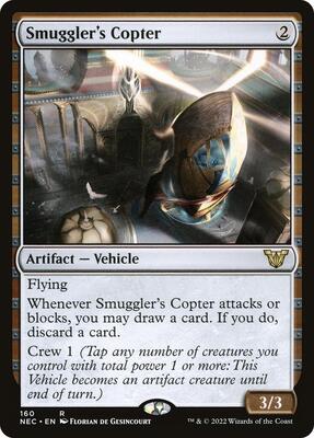 Smuggler's Copter card from Commander: Kamigawa: Neon Dynasty