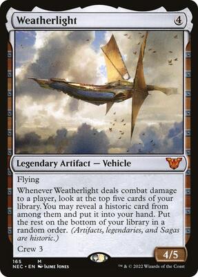 Weatherlight card from Commander: Kamigawa: Neon Dynasty