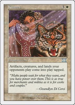 Kismet card from Classic Sixth Edition