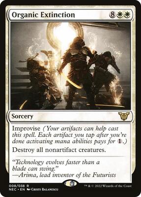 Organic Extinction card from Commander: Kamigawa: Neon Dynasty