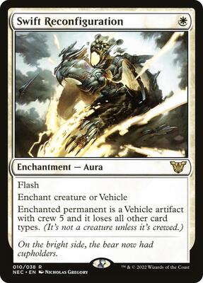 Swift Reconfiguration card from Commander: Kamigawa: Neon Dynasty