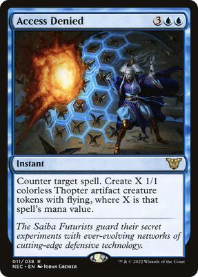 Access Denied card from Commander: Kamigawa: Neon Dynasty
