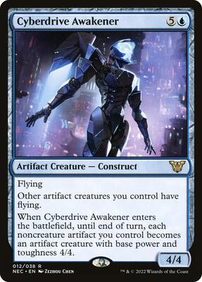 Cyberdrive Awakener card from Commander: Kamigawa: Neon Dynasty
