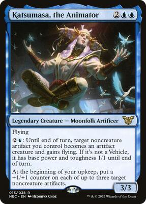 Katsumasa, the Animator card from Commander: Kamigawa: Neon Dynasty