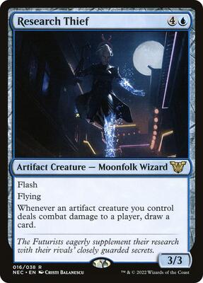 Research Thief card from Commander: Kamigawa: Neon Dynasty