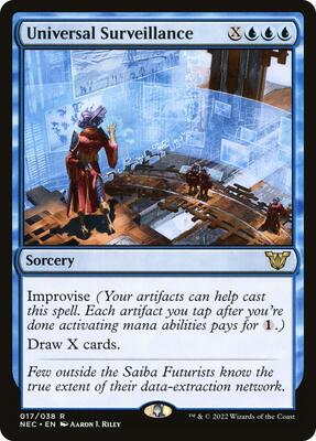 Universal Surveillance card from Commander: Kamigawa: Neon Dynasty