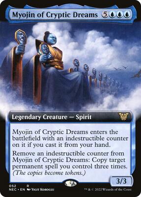 Myojin of Cryptic Dreams (Extended Art) card from Commander: Kamigawa: Neon Dynasty