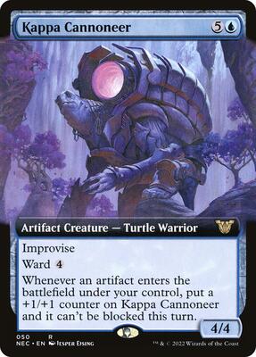Kappa Cannoneer (Extended Art) card from Commander: Kamigawa: Neon Dynasty
