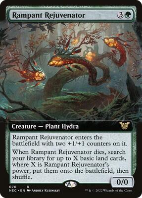 Rampant Rejuvenator (Extended Art) card from Commander: Kamigawa: Neon Dynasty